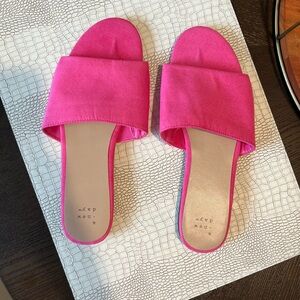 Pink sandals